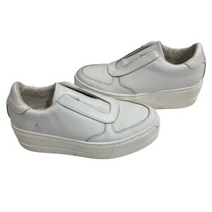 Bos. & Co. Women's Magali Sneaker White Leather Size 37 Size 7 US‎